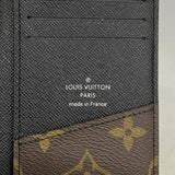 【6fc4521】ルイヴィトン カードケース モノグラム・マカサー オーガナイザードゥポッシュ M60111 ブラウン ブラック【中古】メンズ