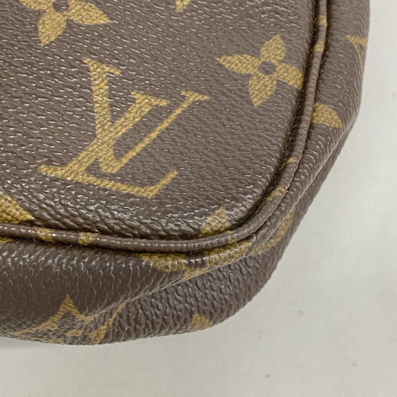 【6fc4533】ルイヴィトン ポーチ モノグラム ポシェットアクセソワール M51980 ブラウン【中古】レディース