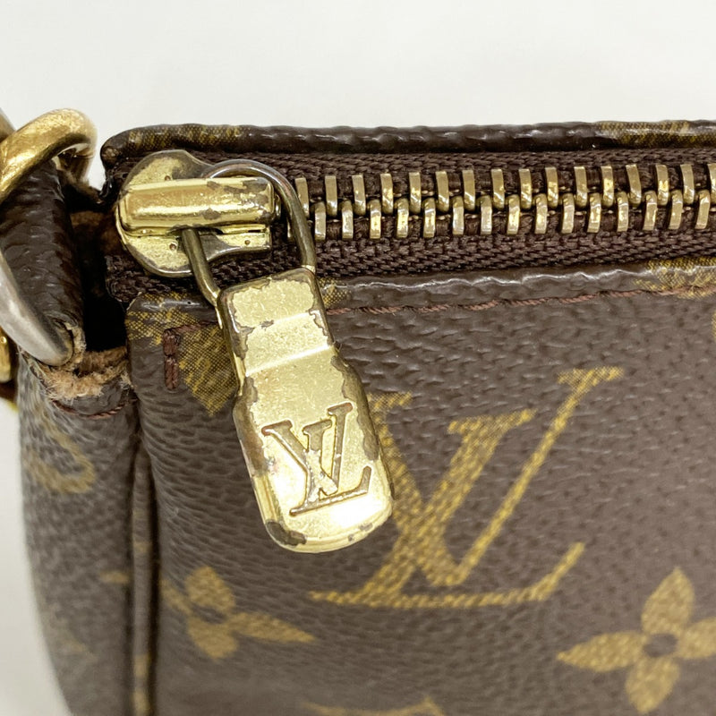 【6fc4541】ルイヴィトン ポーチ モノグラム ポシェットアクセソワール M51980 ブラウン【中古】レディース