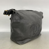 【6fc4546-k】シャネル ショルダーバッグ キャビアスキン ブラック ゴールド金具【中古】レディース