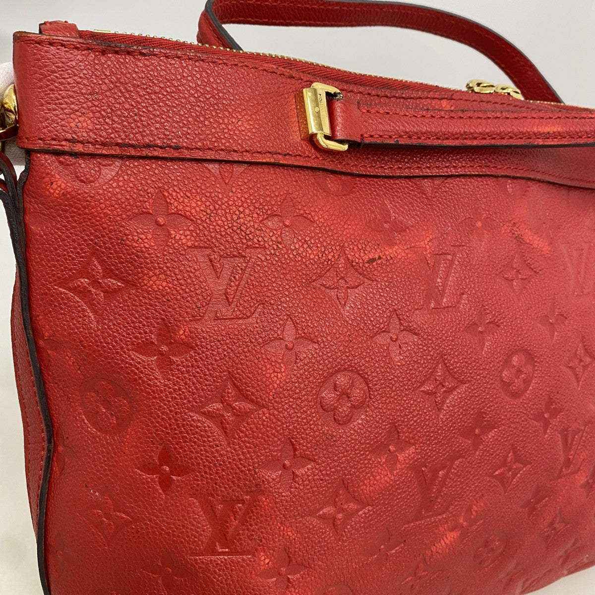 【6fc4562-k】ルイヴィトン ハンドバッグ モノグラム・アンプラント バスティーユPM M41169 スリーズ 2wayバッグ【中古】レディース
