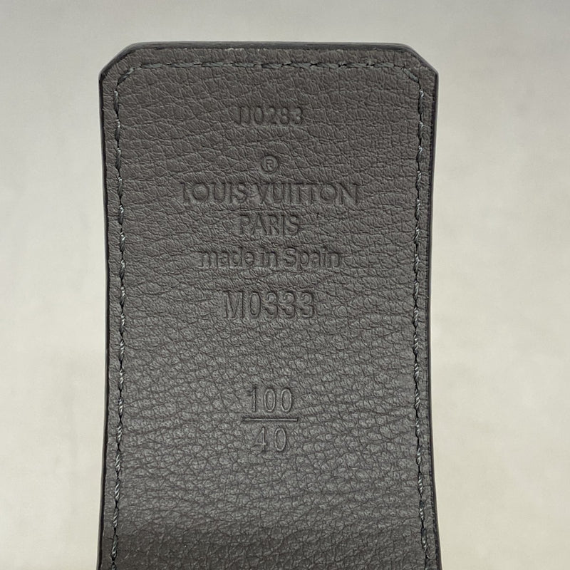 【6fc4573-k】ルイヴィトン ベルト LVダミエ40MMリバーシブル M0333S ブラック【中古】メンズ