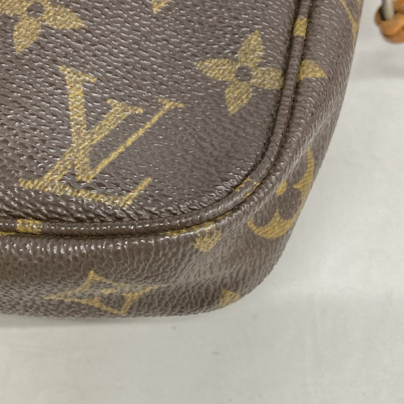 【6fc4583】ルイヴィトン ポーチ モノグラム ポシェットアクセソワール M51980 ブラウン【中古】レディース