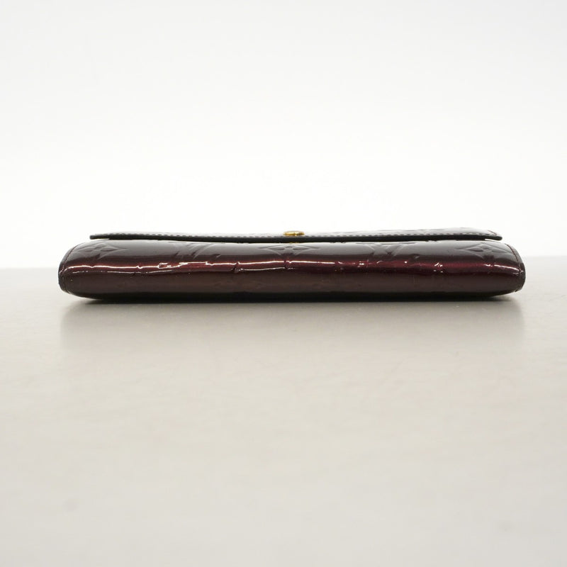 【6fc4587-k】ルイヴィトン 長財布 ヴェルニ ポルトフォイユサラ M93524 アマラント【中古】レディース