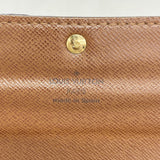 【6fc4597】ルイヴィトン 長財布 モノグラム ポルトフォイユサラ M61734 ブラウン【中古】レディース
