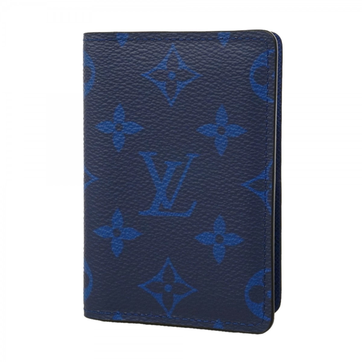 【6fc4612-k】ルイヴィトン カードケース タイガラマ オーガナイザードゥポッシュ M30301 コバルト【中古】メンズ