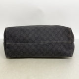 【6fc4623-k】グッチ トートバッグ 354665 デニム ブラック シャンパンゴールド金具【中古】レディース
