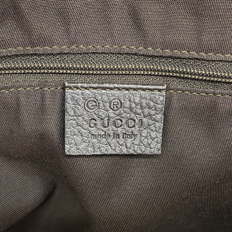 【6fc4624-k】グッチ トートバッグ GGクリスタル 293592 コーティングキャンバス ベージュ ブラウン シャンパンゴールド金具【中古】レディース