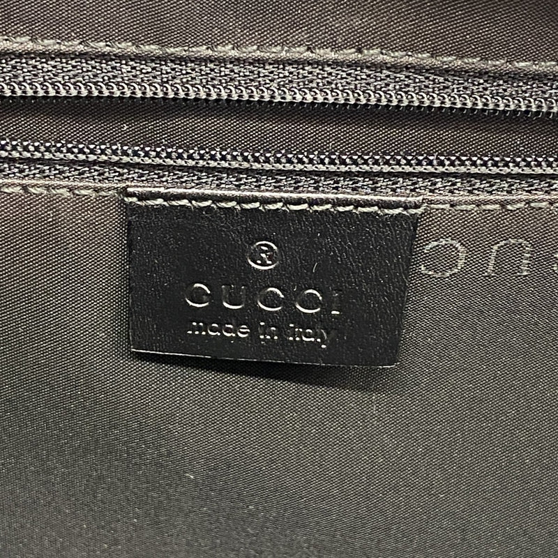 【6fc4639】グッチ ハンドバッグ GGキャンバス 002 1071 キャンバス ブラック シルバー金具【中古】レディース