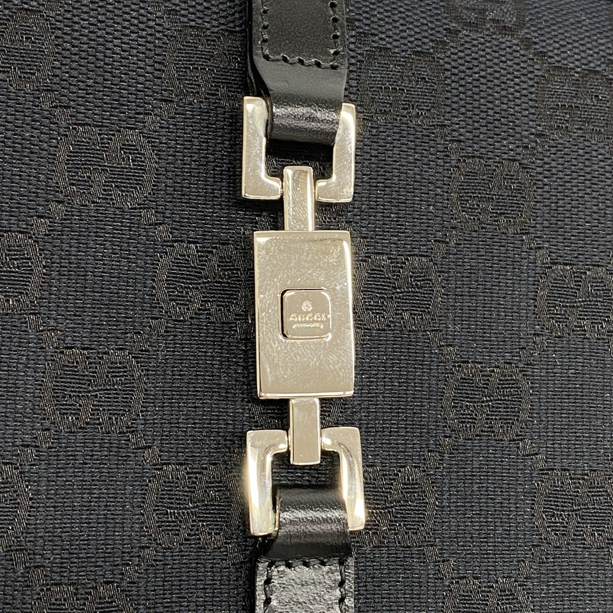 【6fc4639】グッチ ハンドバッグ GGキャンバス 002 1071 キャンバス ブラック シルバー金具【中古】レディース