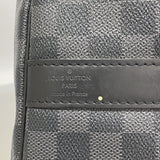 【6fc4648】ルイヴィトン ボストンバッグ ダミエ・グラフィット キーポルバンドリエール45 N41418 ブラック【中古】メンズ レディース ユニセックス