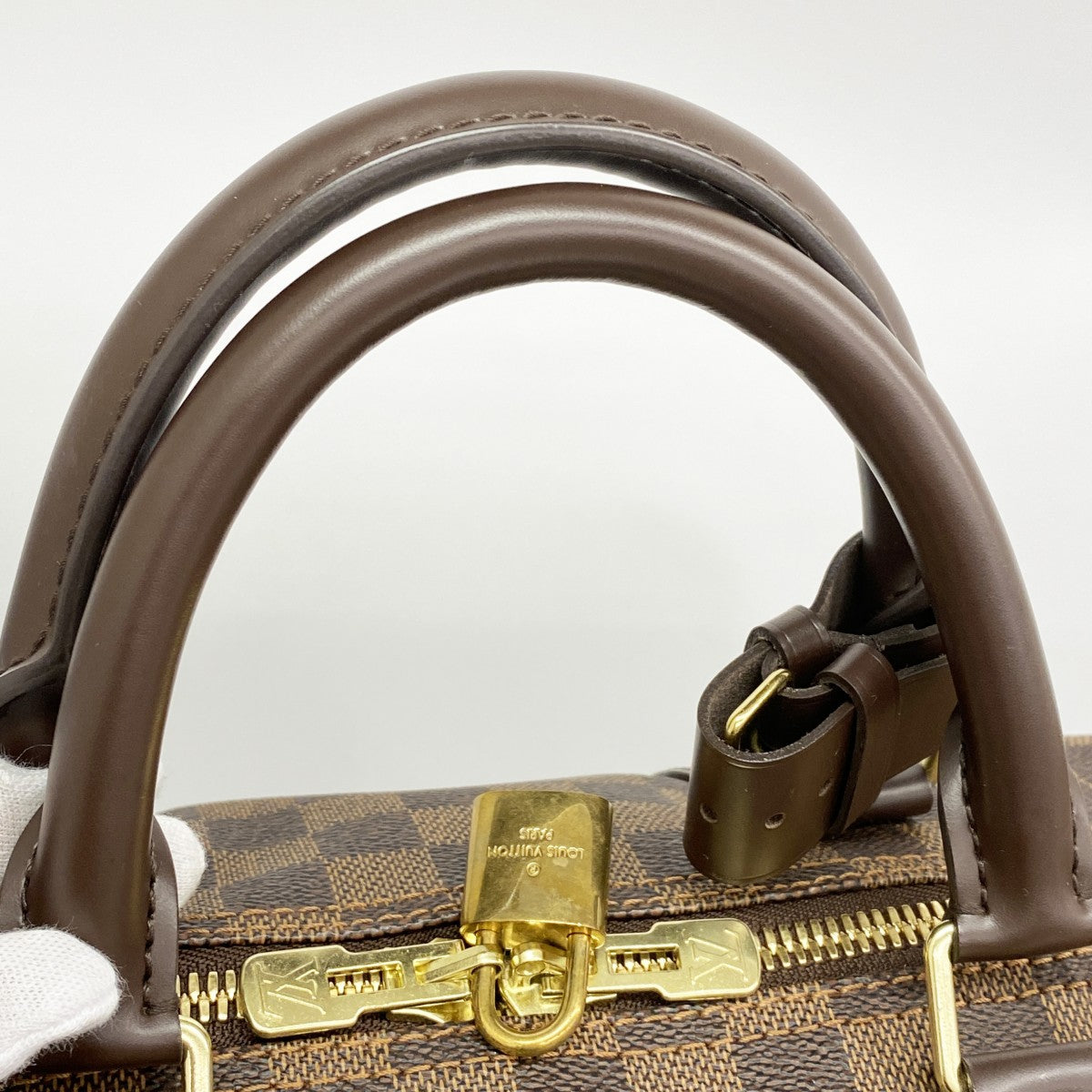 【6fc4658】ルイヴィトン ボストンバッグ ダミエ キーポルバンドリエール55 N41414 エベヌ【中古】メンズ レディース ユニセックス