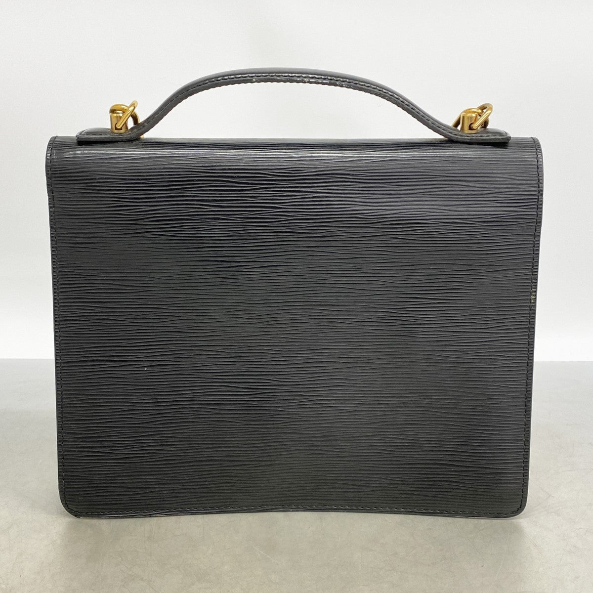 【6fc4662】ルイヴィトン ハンドバッグ エピ モンソー M52122 ノワール 2wayバッグ【中古】レディース