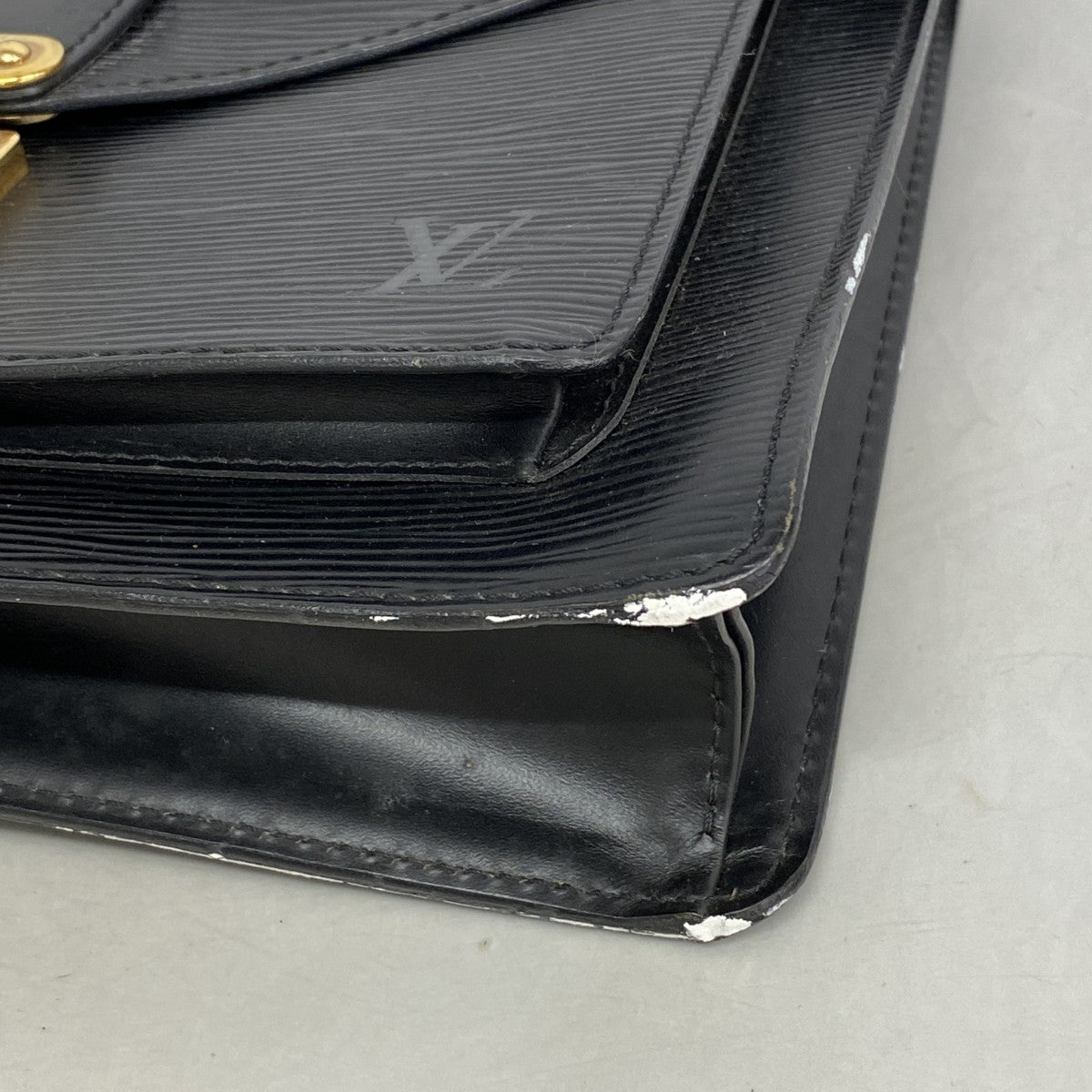 【6fc4662】ルイヴィトン ハンドバッグ エピ モンソー M52122 ノワール 2wayバッグ【中古】レディース