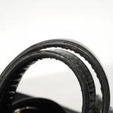 【6fd4704】クリスチャンディオール ハンドバッグ カナージュ エナメル ブラック シルバー金具【中古】レディース