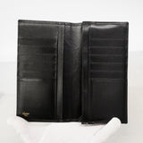 【6fd4709】カルティエ 長財布 マスト レザー ブラック ゴールド金具【中古】メンズ