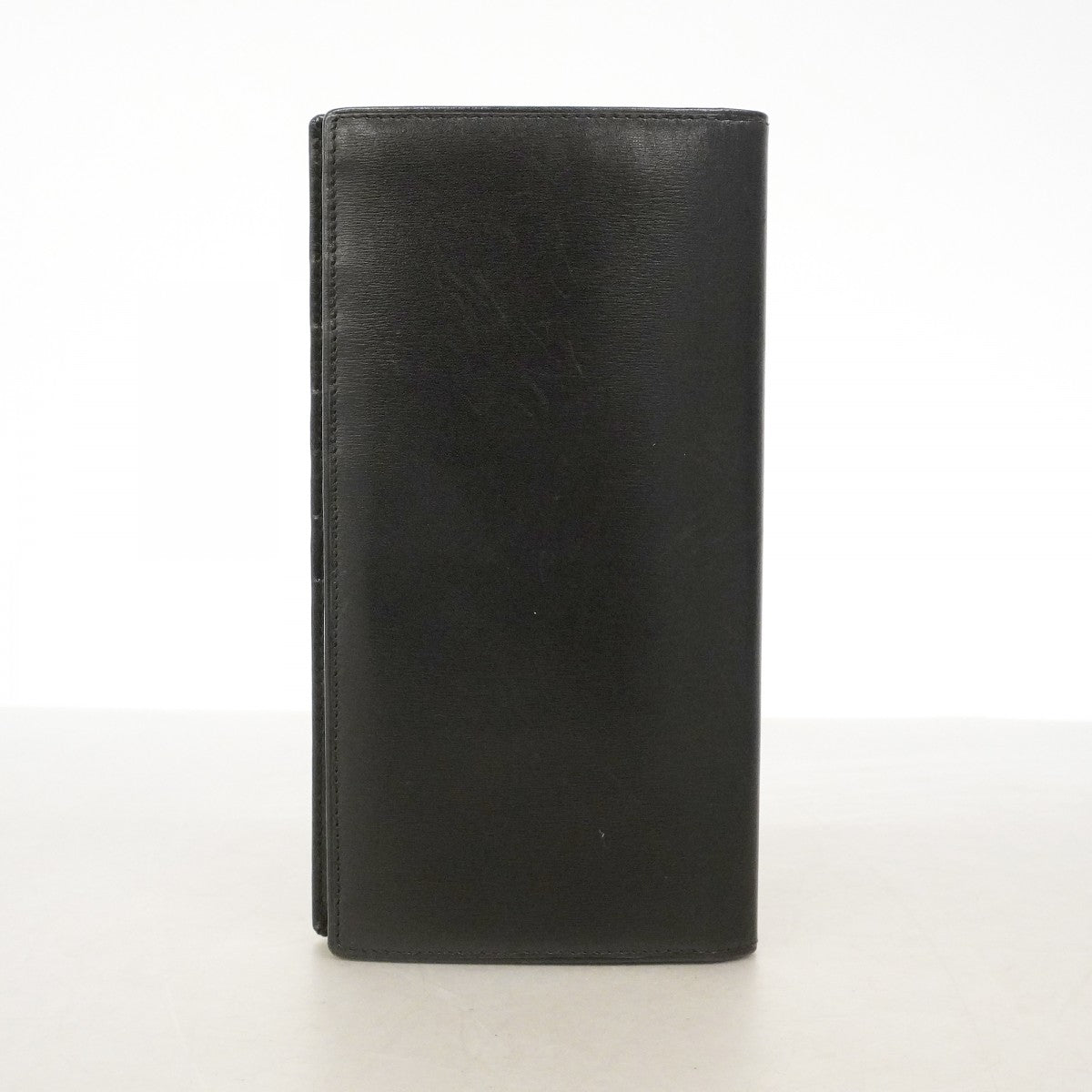 【6fd4709】カルティエ 長財布 マスト レザー ブラック ゴールド金具【中古】メンズ