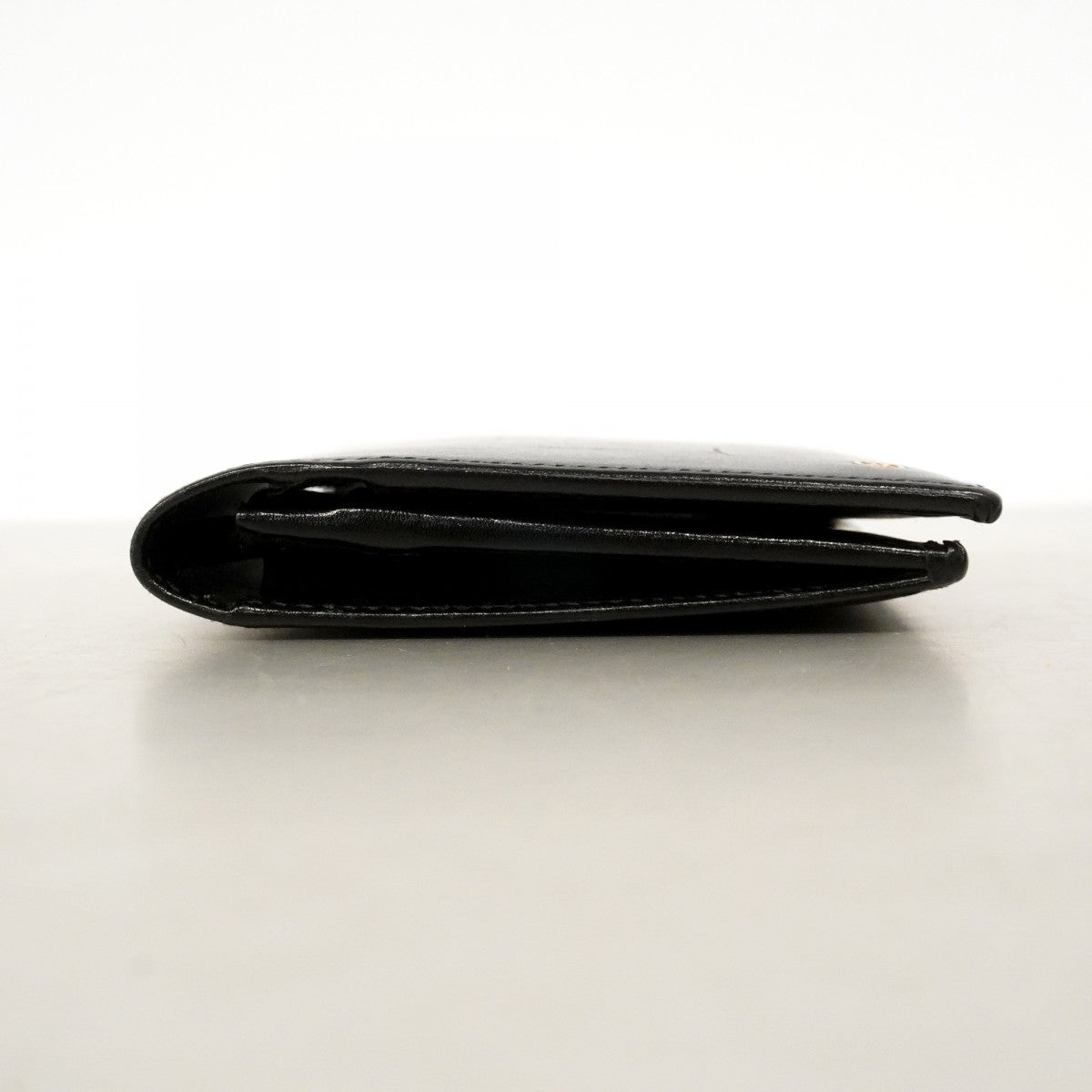 【6fd4709】カルティエ 長財布 マスト レザー ブラック ゴールド金具【中古】メンズ