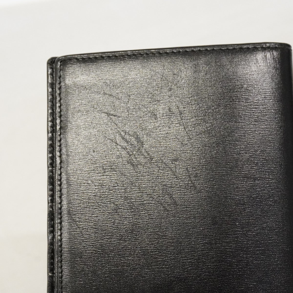 【6fd4709】カルティエ 長財布 マスト レザー ブラック ゴールド金具【中古】メンズ