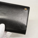 【6fd4709】カルティエ 長財布 マスト レザー ブラック ゴールド金具【中古】メンズ