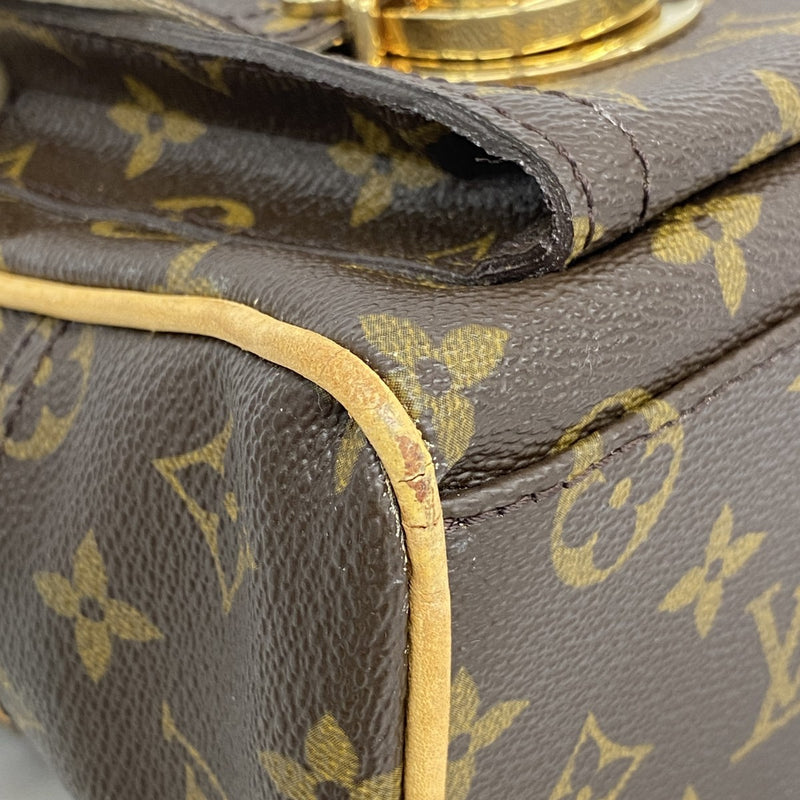 【6fd4726】ルイヴィトン ハンドバッグ モノグラム マンハッタンPM M40026 ブラウン【中古】レディース