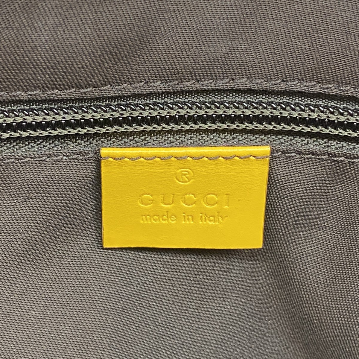 【6fd4734-k】グッチ トートバッグ ディアマンテ 353397 レザー イエロー シャンパンゴールド金具【中古】レディース