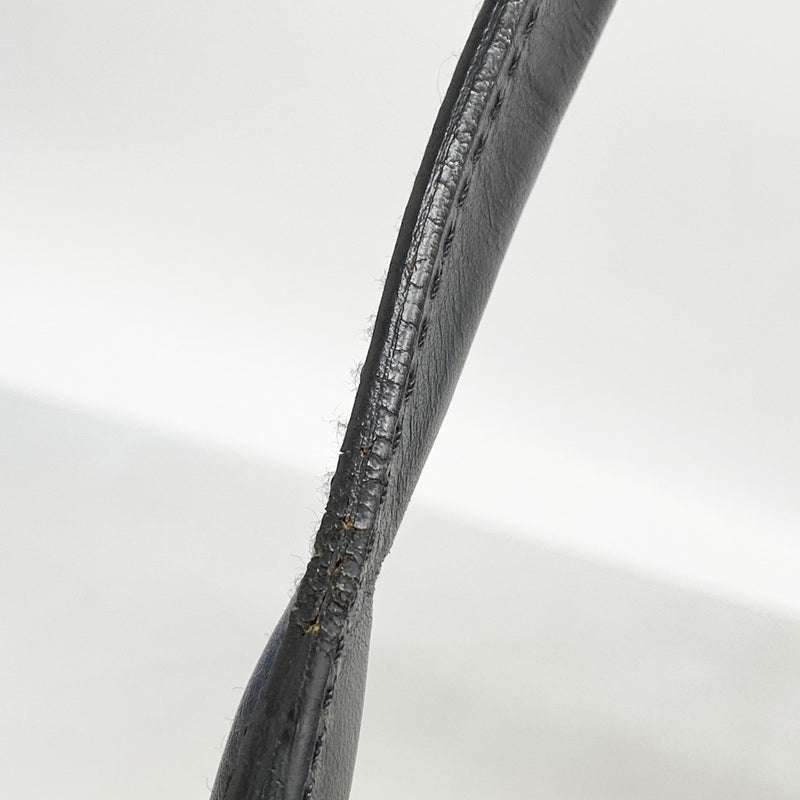 【6fd4735-k】グッチ トートバッグ 91249 デニム ブラック シルバー金具【中古】レディース