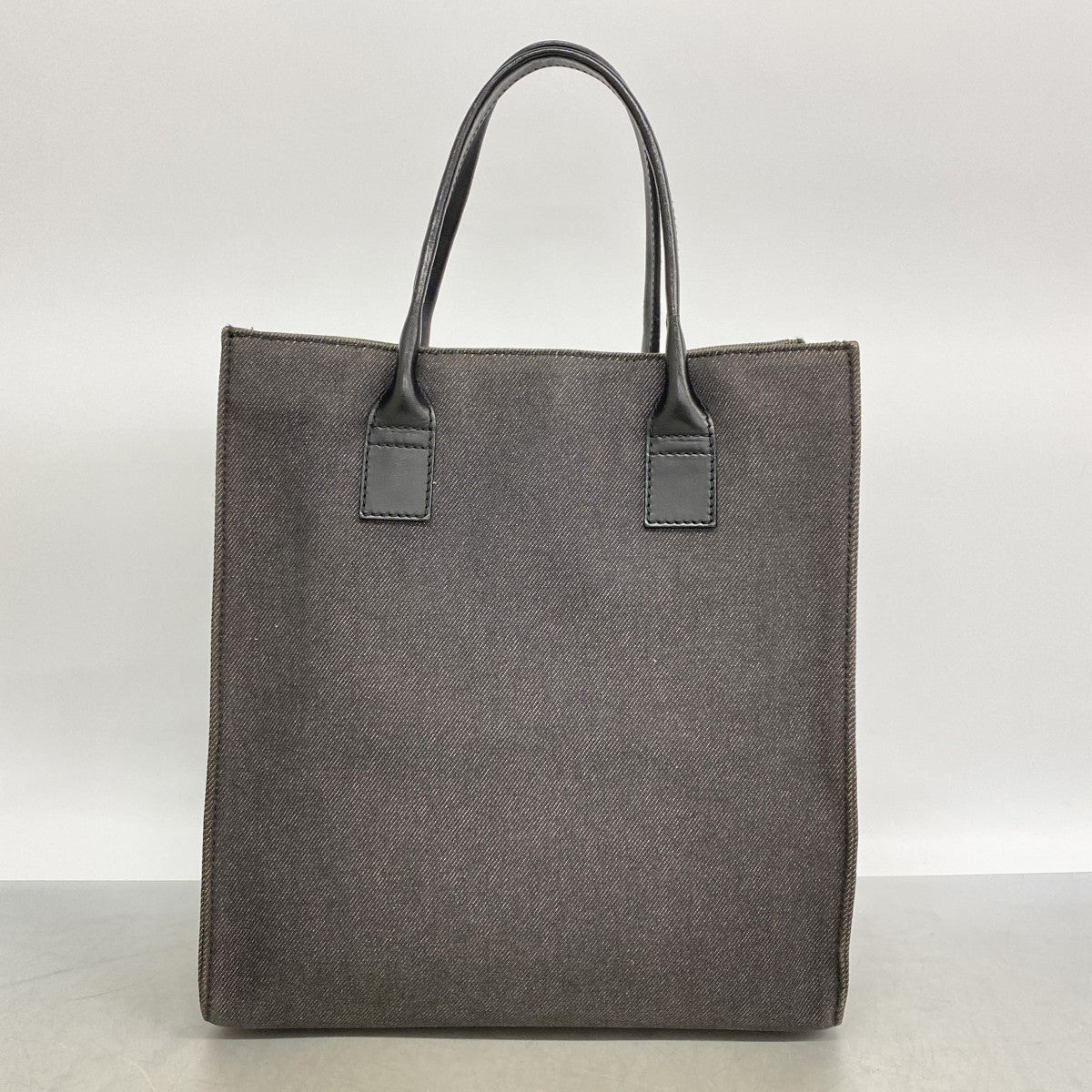 【6fd4735-k】グッチ トートバッグ 91249 デニム ブラック シルバー金具【中古】レディース
