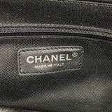 【6fd4745-k】シャネル ショルダーバッグ チェーンショルダー ラムスキン ブラック シルバー金具【中古】レディース