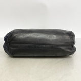 【6fd4745-k】シャネル ショルダーバッグ チェーンショルダー ラムスキン ブラック シルバー金具【中古】レディース