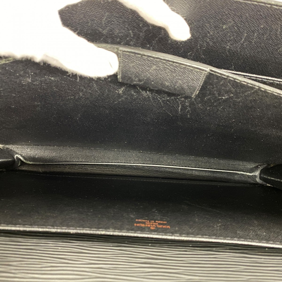【6fd4756】ルイヴィトン ビジネスバッグ エピ セルヴィエットアンバサダー M54412 ノワール【中古】メンズ