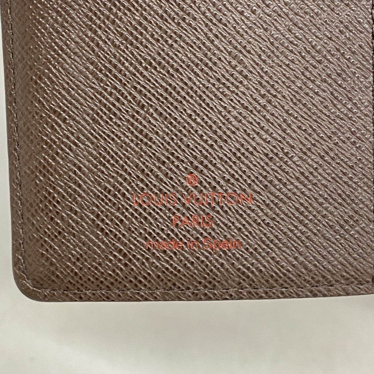 【6fd4763】ルイヴィトン 手帳カバー ダミエ アジェンダPM R20700 エベヌ【中古】メンズ レディース ユニセックス