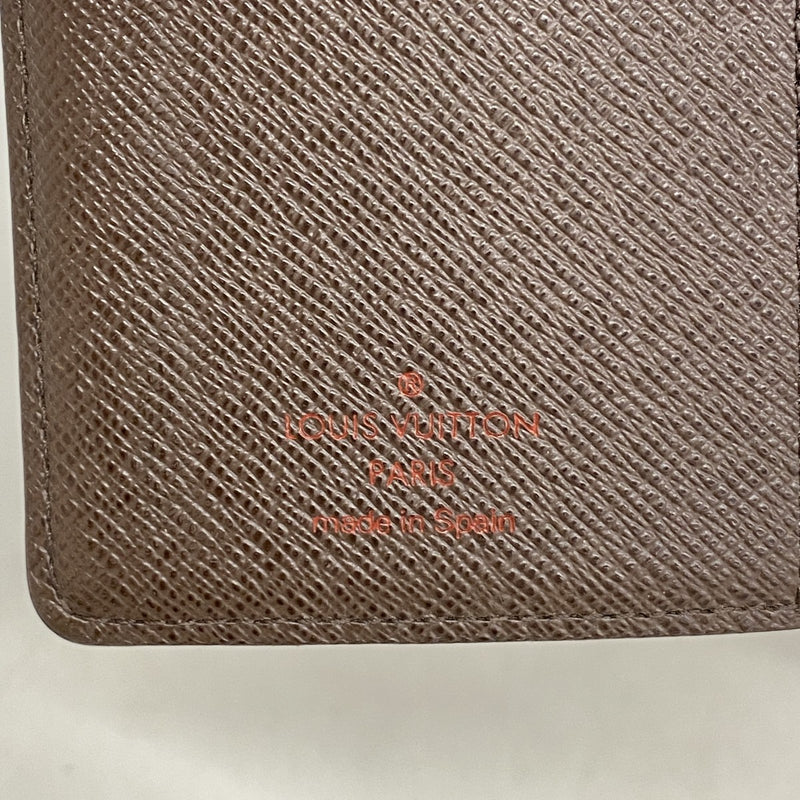 【6fd4763】ルイヴィトン 手帳カバー ダミエ アジェンダPM R20700 エベヌ【中古】メンズ レディース ユニセックス