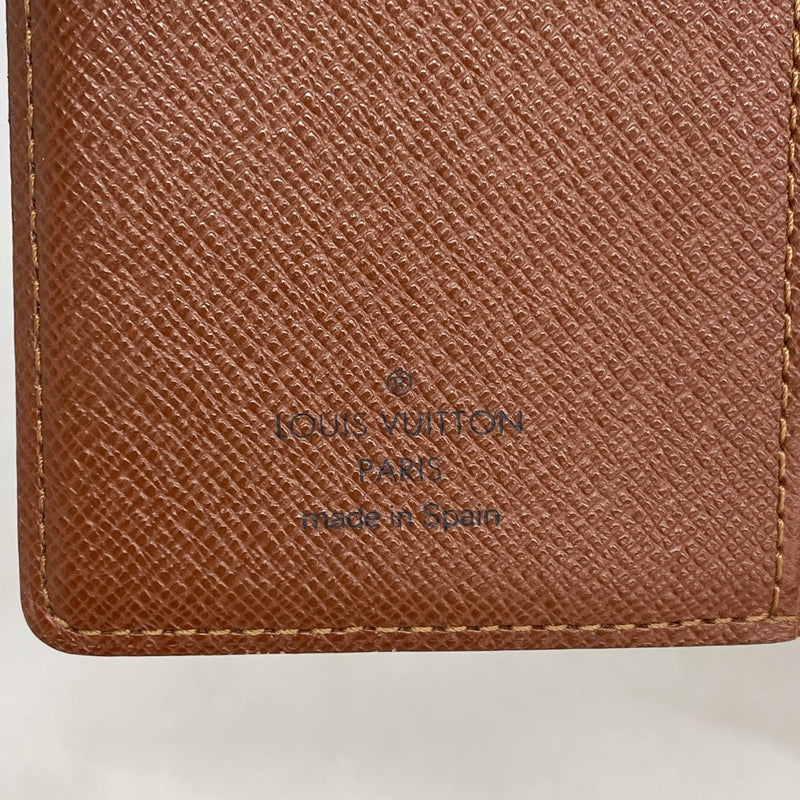【6fd4764】ルイヴィトン 手帳カバー モノグラム アジェンダPM R20005 ブラウン【中古】メンズ レディース ユニセックス