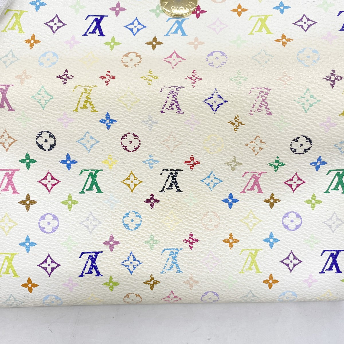 【6fd4775】ルイヴィトン 長財布 モノグラム・マルチカラー ポルトフォイユサラ M93744 ブロン/リッチ【中古】レディース