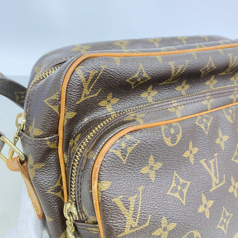 【6fd4781】ルイヴィトン ショルダーバッグ モノグラム ナイル M45244 ブラウン【中古】レディース