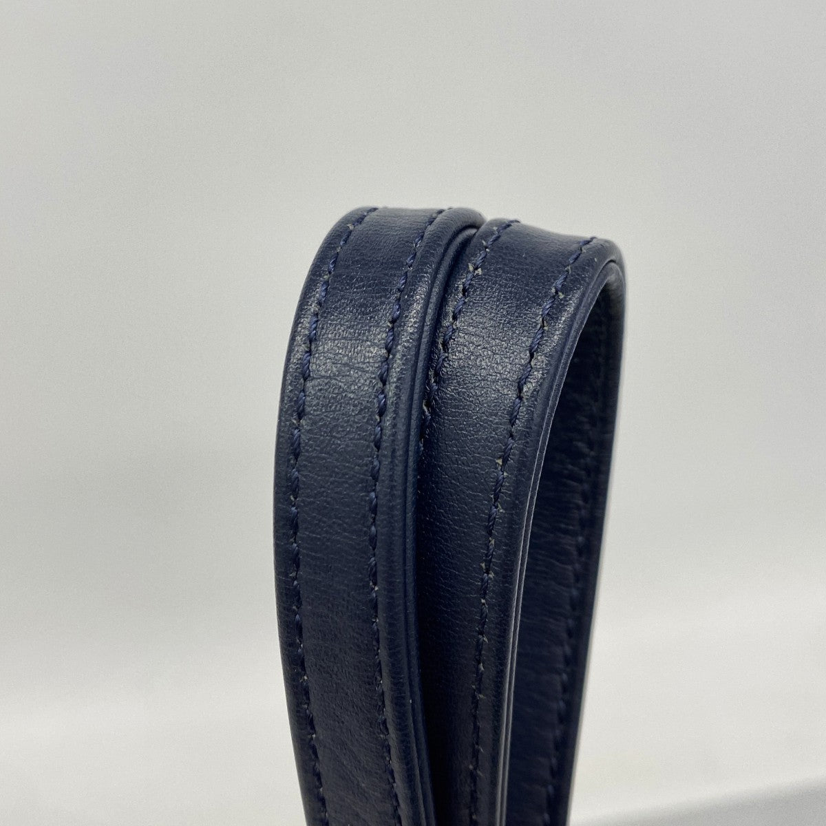 【6fd4806-k】シャネル チェーントート ドーヴィル ストロー アイボリー ネイビー シルバー金具【中古】レディース