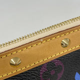 【6fd4811-k】ルイヴィトン ポーチ モノグラム・マルチカラー ポシェットアクセソワール M92648 ノワール【中古】レディース