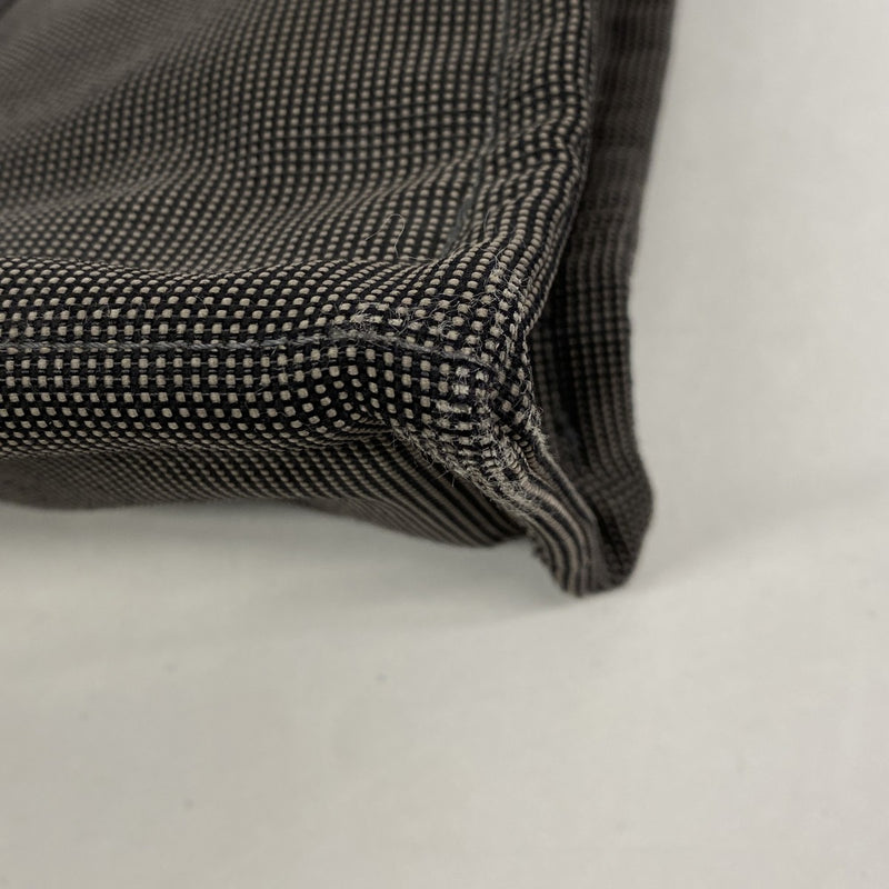 【6fd4818-k】エルメス トートバッグ エールラインMM キャンバス グレー シルバー金具【中古】メンズ レディース ユニセックス