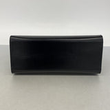 【6fd4819-k】セリーヌ ハンドバッグ レザー ブラック ゴールド金具【中古】レディース