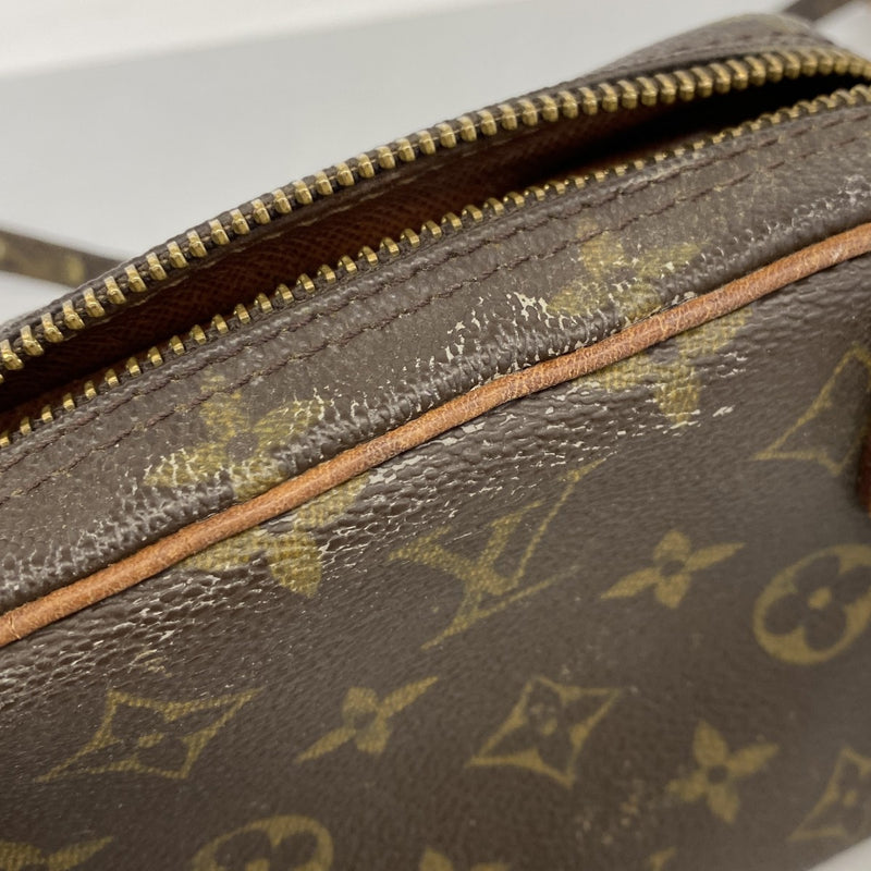 【6fd4822-k】ルイヴィトン ショルダーバッグ モノグラム ポシェットマルリーバンドリエール M51828 ブラウン【中古】レディース