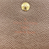 【6fd4845】ルイヴィトン 長財布 ダミエ ポルトフォイユサラ N61734 エベヌ【中古】レディース