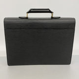 【6fd4861】ルイヴィトン ブリーフケース エピ セルヴィエットコンセイエ M54422 ノワール【中古】メンズ