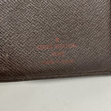 【6fd4917】ルイヴィトン 財布 ダミエ ポルトフォイユヴィエノワ N61674 エベヌ【中古】レディース