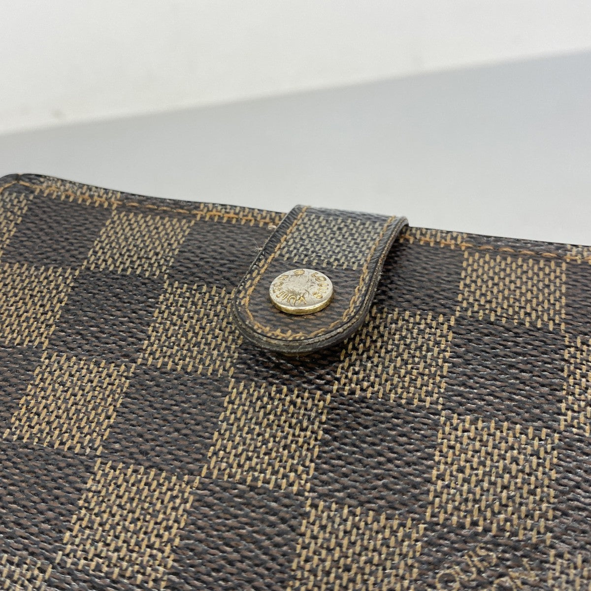 【6fd4917】ルイヴィトン 財布 ダミエ ポルトフォイユヴィエノワ N61674 エベヌ【中古】レディース