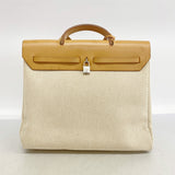 【6fd4946】エルメス ハンドバッグ エールバッグPM トワルGM ナチュラル シルバー金具 □G刻印 2wayバッグ【中古】メンズ レディース ユニセックス