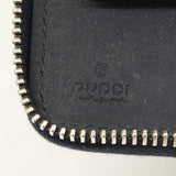 【6fd4959-k】グッチ 長財布 グッチシマ 336298 レザー ネイビー シルバー金具【中古】メンズ