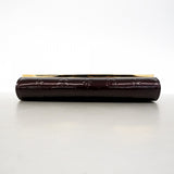 【6fd4963-k】ルイヴィトン ハンドバッグ ヴェルニ クラッチアナ M90093 アマラント【中古】レディース
