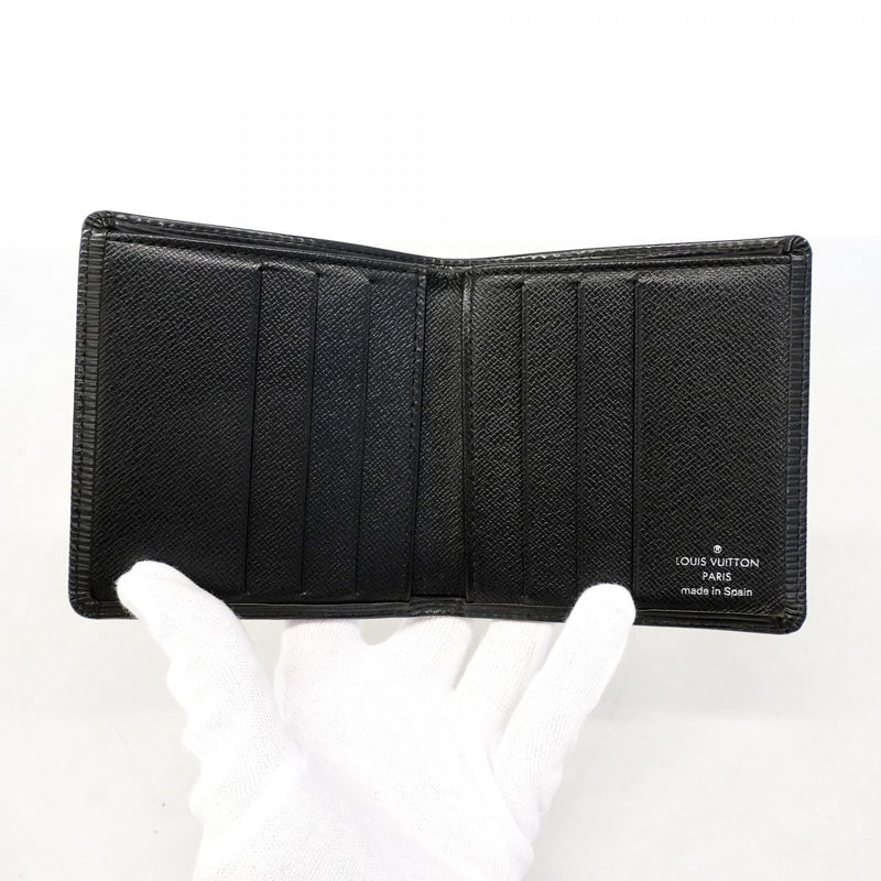 【6fd4965-k】ルイヴィトン 財布 エピ ポルトビエ6カルトクレディ M63312 ノワール【中古】メンズ
