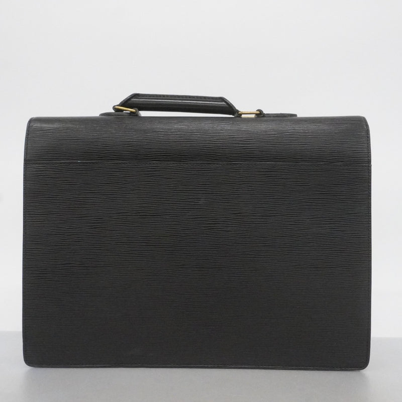 【6fd4967】ルイヴィトン ビジネスバッグ エピ セルヴィエットアンバサダー M54412 ノワール【中古】メンズ